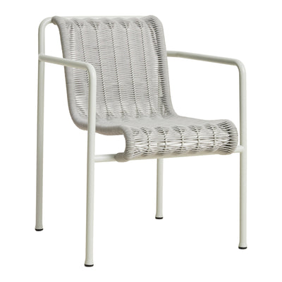 HAY Zahradní židle Palissade Cord Dining Armchair, Sky Grey - DESIGNSPOT