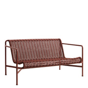 HAY Zahradní pohovka Palissade Cord Lounge, Iron Red - DESIGNSPOT