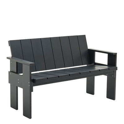 Hay Zahradní lavice Crate Dining Bench, Black - DESIGNSPOT
