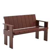 Hay Zahradní lavice Crate Dining Bench, Iron Red - DESIGNSPOT