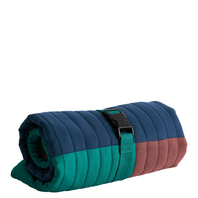 HAY Cestovní deka pro psy, Burgundy / Green / Blue - DESIGNSPOT
