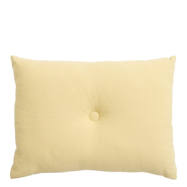 HAY Polštář Dot Linen, Soft yellow - DESIGNSPOT