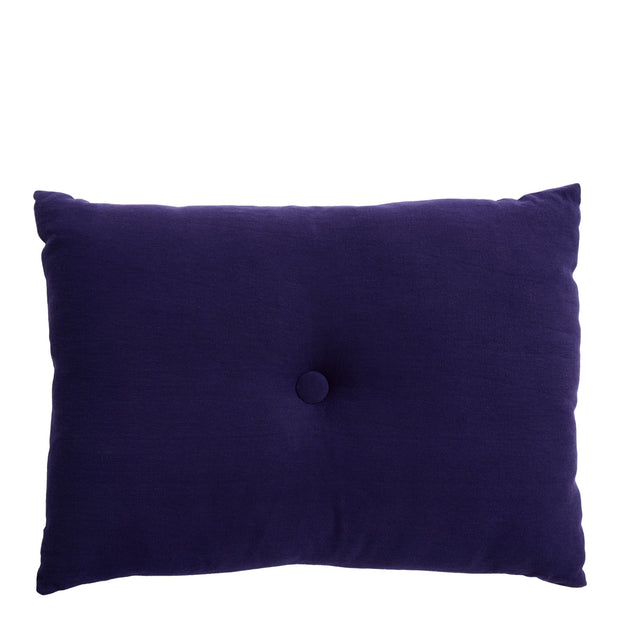 HAY Polštář Dot Linen, Dark blue - DESIGNSPOT