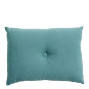 HAY Polštář Dot Linen, Petrol - DESIGNSPOT