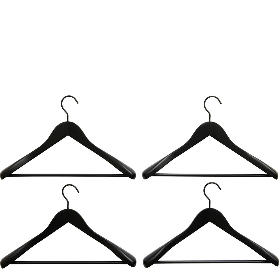 Ramínka Smooth s příčkou, set 4 ks, Wide black