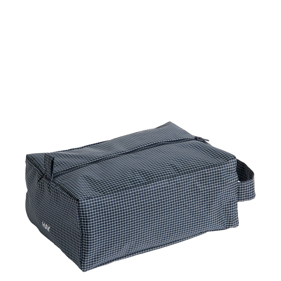 Kosmetická taška Grid Wash, Small, Dark Blue