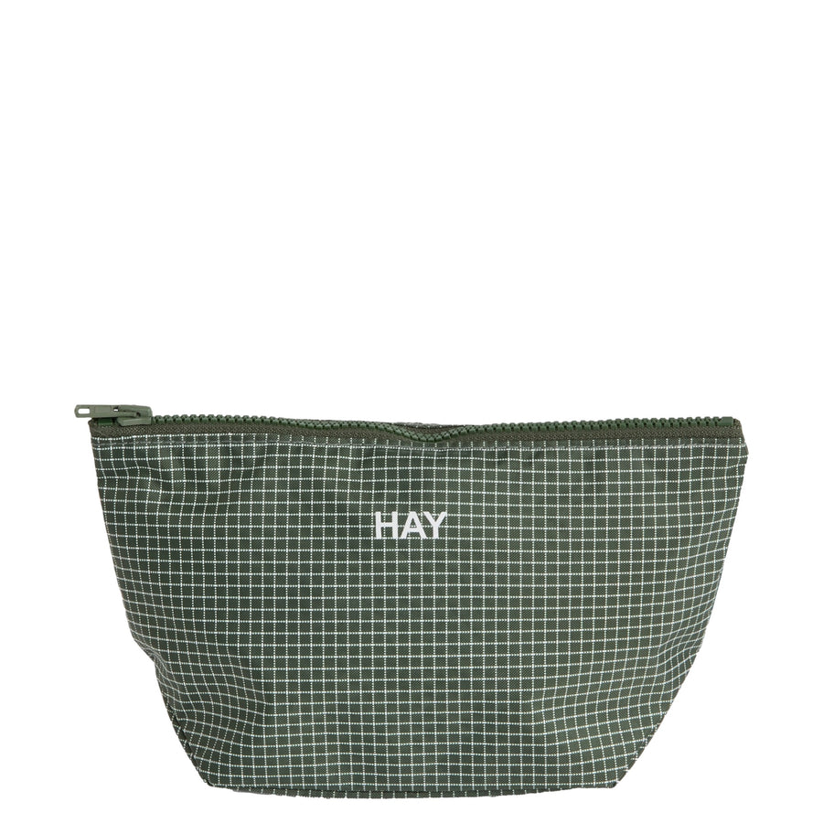 Taštička Grid Pouch, Small, Dark green