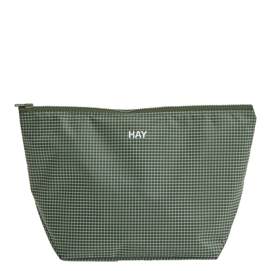 Taštička Grid Pouch, Medium, Dark green