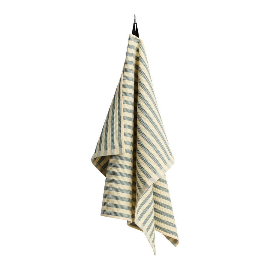 Utěrka Canteen, Green and Yellow Block Stripe