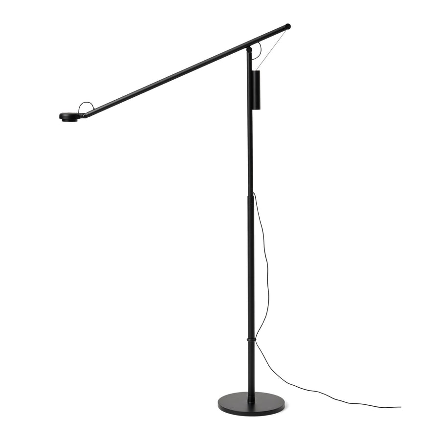 Stojací lampa Fifty-Fifty, Soft black