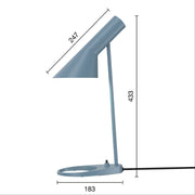 Louis Poulsen Stolní lampa AJ Mini, Dusty blue - DESIGNSPOT
