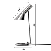 Louis Poulsen Stolní lampa AJ Mini, Stainless steel polished - DESIGNSPOT