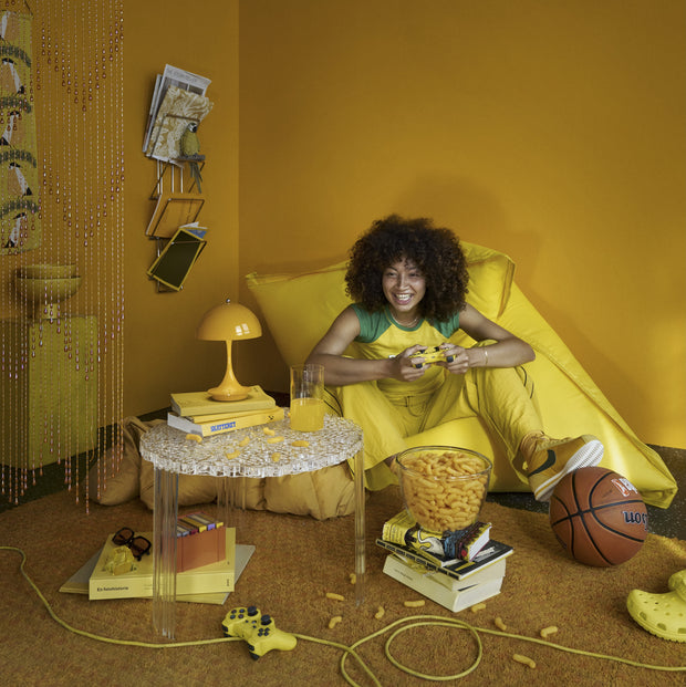 Louis Poulsen Přenosná lampa Panthella 160, Opaque yellow - DESIGNSPOT