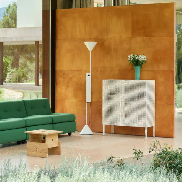 HAY Nástěnná skříňka Perforated, Soft Jade - DESIGNSPOT