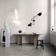 Astep Nástěnné svítidlo VV Cinquanta Twin, Brass / Black - DESIGNSPOT