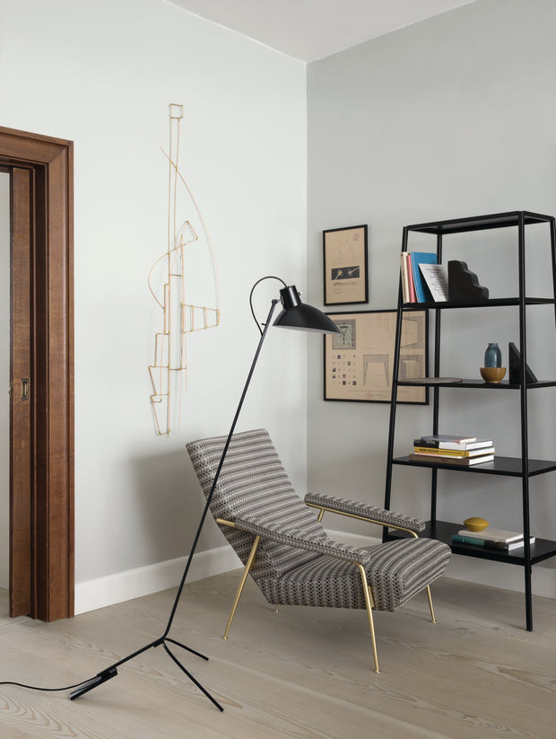 Astep Stojací lampa VV Cinquanta, Black / Black - DESIGNSPOT