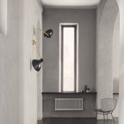 Astep Nástěnné svítidlo VV Cinquanta Twin, Brass / Black - DESIGNSPOT