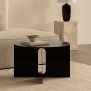 Audo Copenhagen Konferenční stolek Androgyne Ø63, Black - DESIGNSPOT