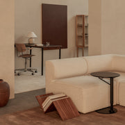 Audo Copenhagen Kancelářská židle Co Task Chair, Chrome / Natural Oak - DESIGNSPOT