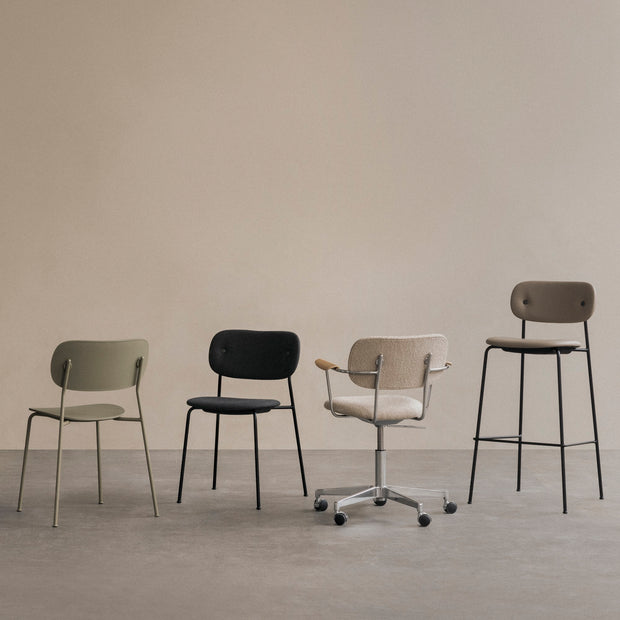 Audo Copenhagen Kancelářská židle Co Task Chair, Chrome / Natural Oak - DESIGNSPOT