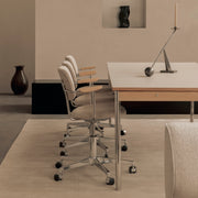 Audo Copenhagen Kancelářská židle Co Task Chair, Chrome / Black Oak - DESIGNSPOT
