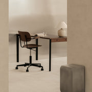 Audo Copenhagen Kancelářská židle Co Task Chair, Chrome / Dark Oak - DESIGNSPOT