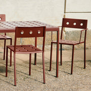 Hay Zahradní stůl Balcony Table 75, Iron Red - DESIGNSPOT