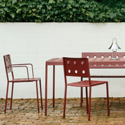 Hay Zahradní jídelní židle Balcony Dining Chair, Iron Red - DESIGNSPOT