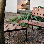Hay Zahradní stůl Balcony Low Table 75, Iron Red - DESIGNSPOT