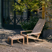 Fritz Hansen Zahradní křeslo Between Lines, Teak - DESIGNSPOT