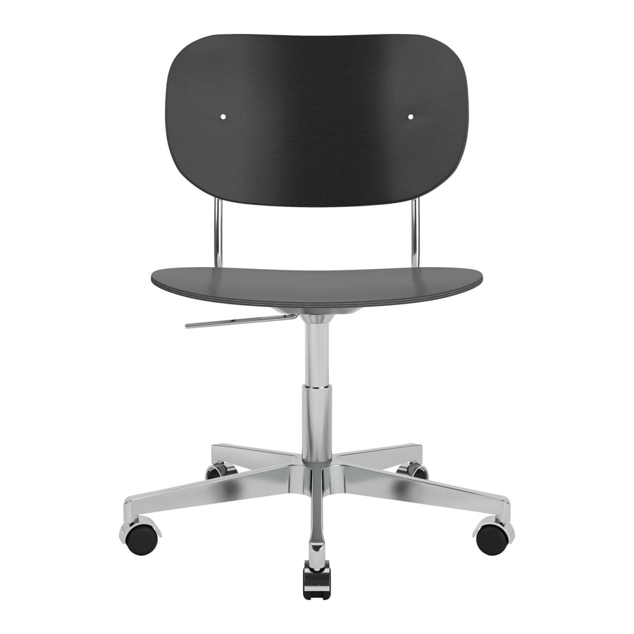 Kancelářská židle Co Task, Chrome / Black Oak