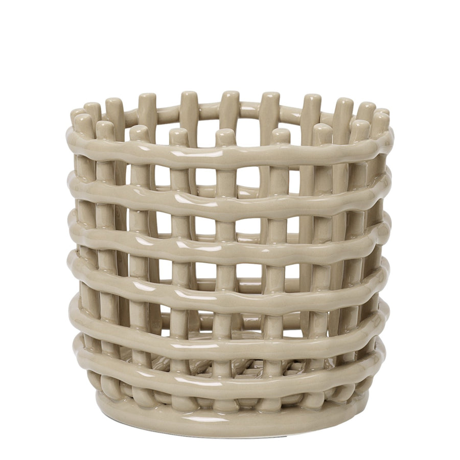 Košík Ceramic Small, Cashmere