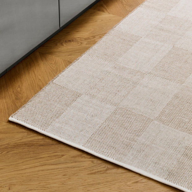 HAY Koberec Check, Sand - DESIGNSPOT