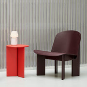 HAY Křeslo Chisel, Dark Bordeaux - DESIGNSPOT