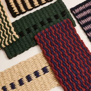 HAY Rohožka Coco, Dot, Dark Green and Black - DESIGNSPOT
