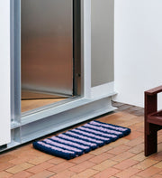 HAY Rohožka Coco, Dot, White and Blue - DESIGNSPOT