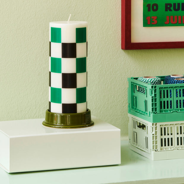 HAY Úložné boxy Colour Crate XS, 2 kusy, Dark Mint - DESIGNSPOT
