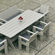 Hay Zahradní židle Crate Dining Chair, London Fog - DESIGNSPOT