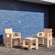 Hay Zahradní stolek Crate Side Table, London Fog - DESIGNSPOT