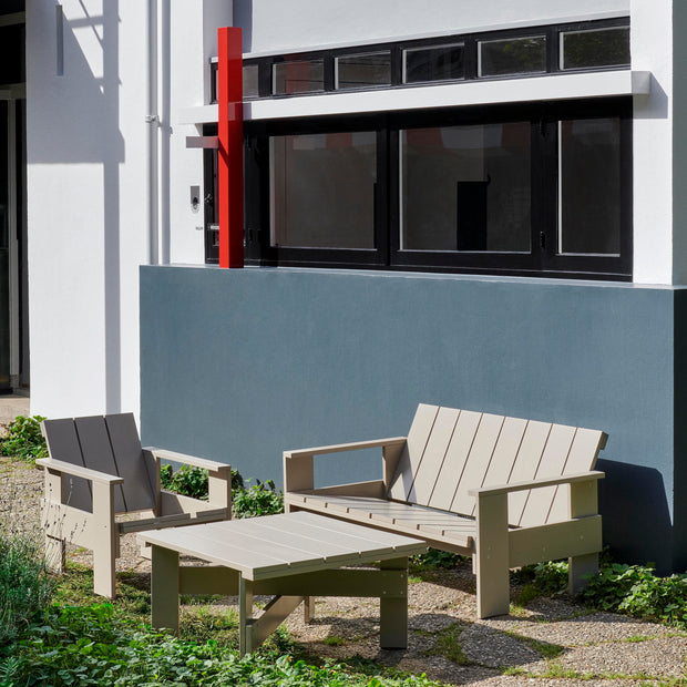 Hay Zahradní křeslo Crate Lounge Chair, White - DESIGNSPOT