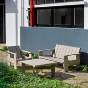 Hay Zahradní stolek Crate Low Table Large, London Fog - DESIGNSPOT