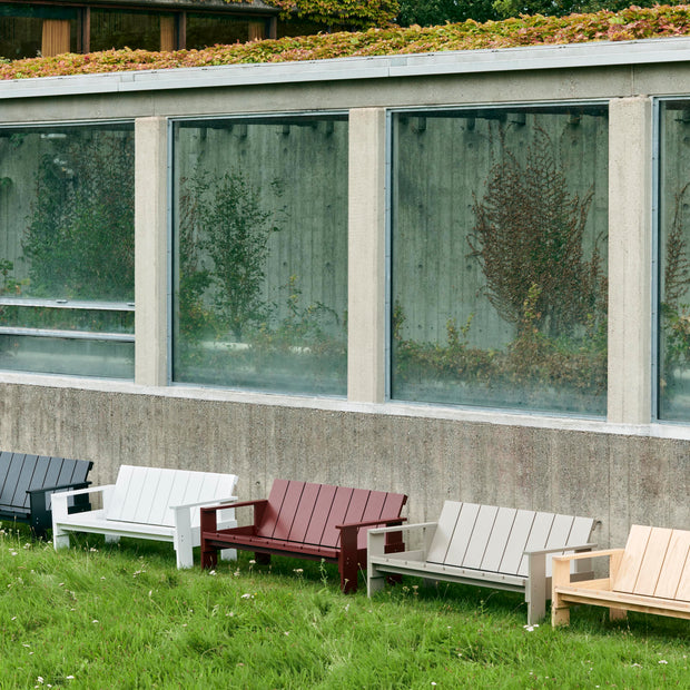 Hay Zahradní pohovka Crate Lounge Sofa, Black - DESIGNSPOT