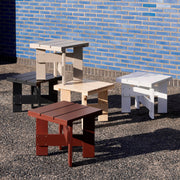 Hay Zahradní stolek Crate Low Table Small, London Fog - DESIGNSPOT