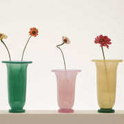 HAY Váza Empire, M, Yellow / Lime - DESIGNSPOT