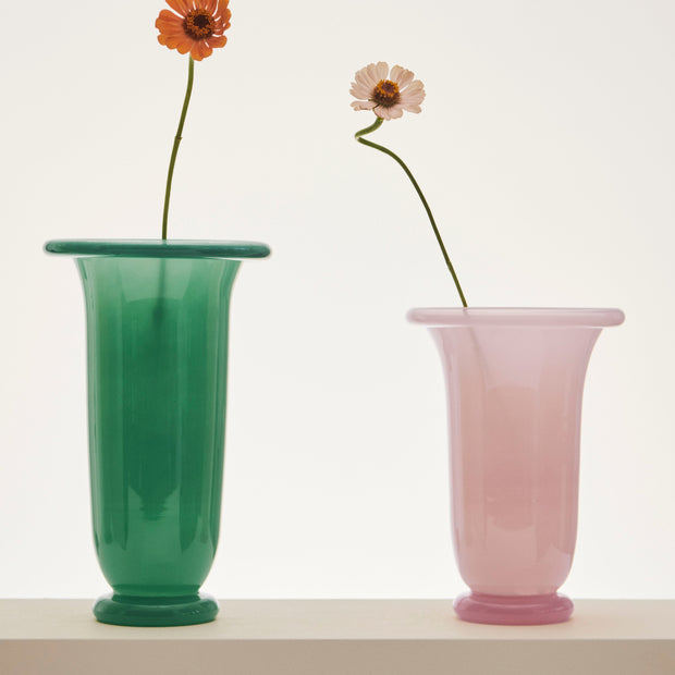 HAY Váza Empire, M, Yellow / Lime - DESIGNSPOT