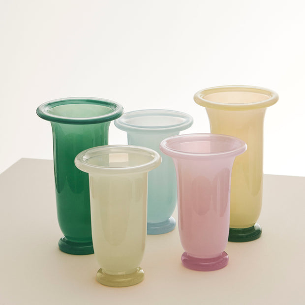 HAY Váza Empire, M, Yellow / Lime - DESIGNSPOT