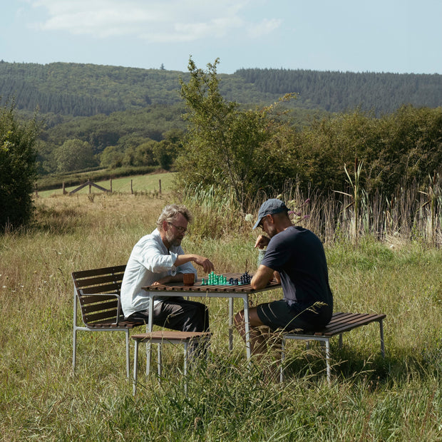 HAY Zahradní lavice Traverse Dining W. Arm, Oiled / Ash - DESIGNSPOT