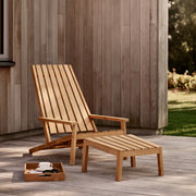 Fritz Hansen Zahradní křeslo Between Lines, Teak - DESIGNSPOT
