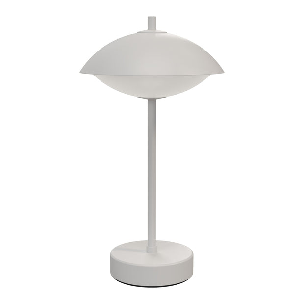 Fritz Hansen Přenosná lampa Clam, White - DESIGNSPOT