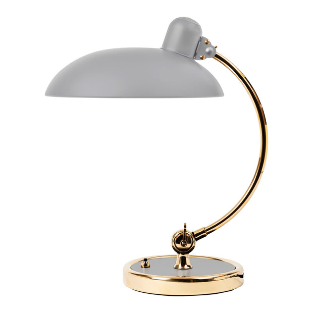 Fritz Hansen Stolní lampa Kaiser Idell Luxus, Easy grey & Brass - DESIGNSPOT